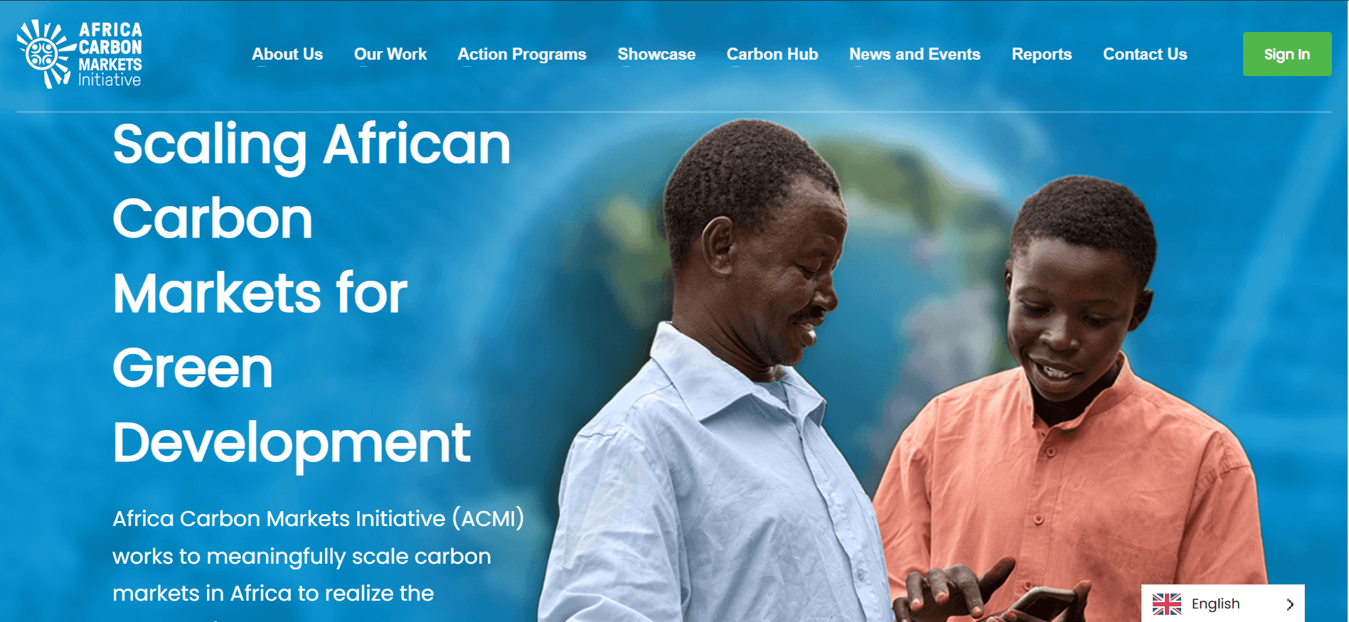 Africa Carbon Markets Initiative (Web & AI Applications)